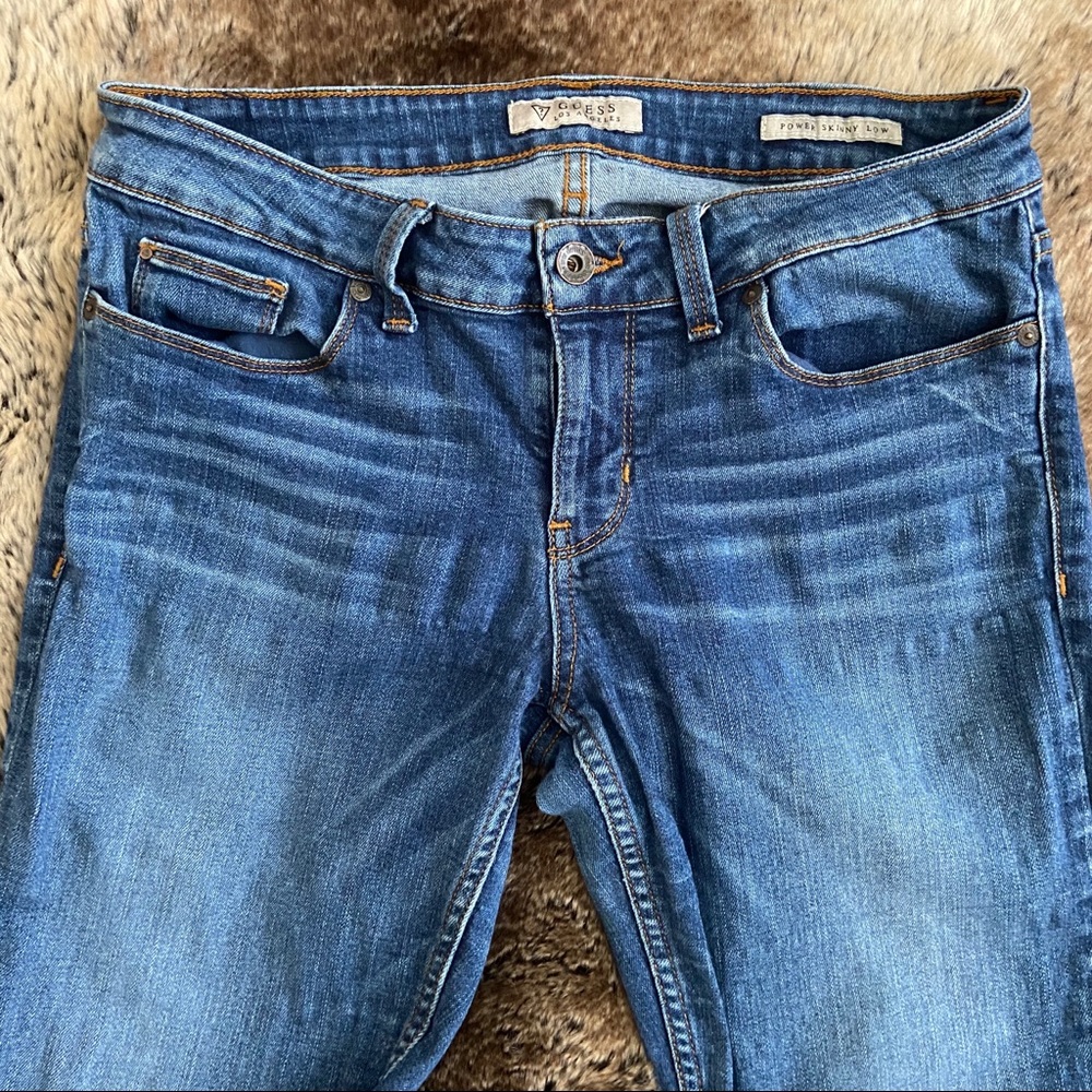Guess Jeans LOW-RISE POWER SKINNY JEANS